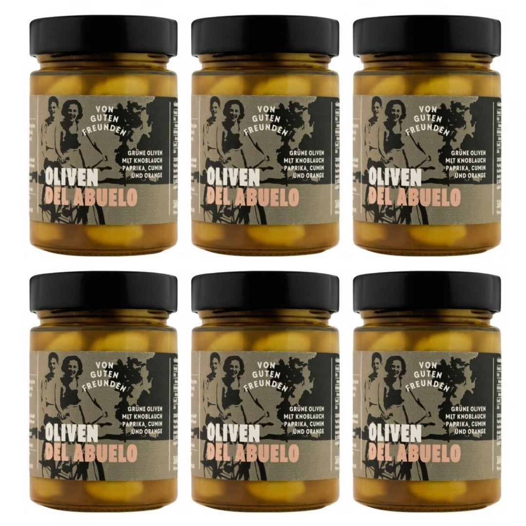 Von guten Freunden Oliven del Abuelo Spanien (6 x 380g) - Versanel - 
