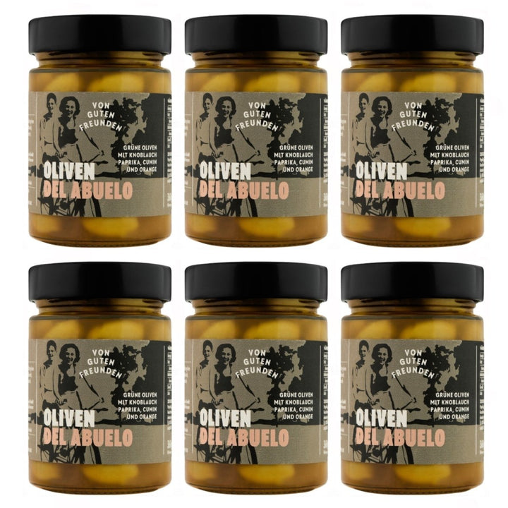 Von guten Freunden Oliven del Abuelo Spanien (6 x 380g) - Versanel - 