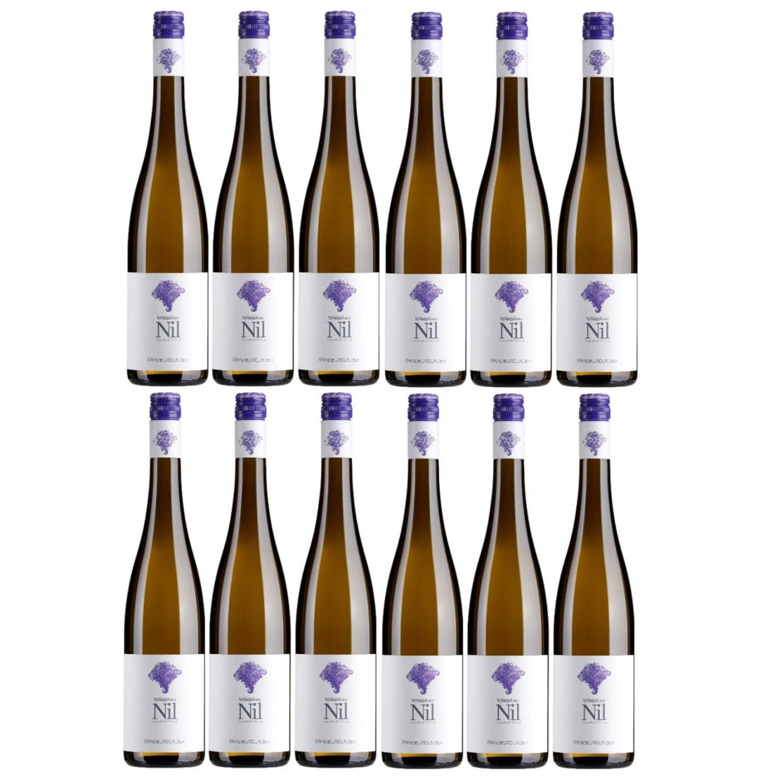 Weingut am Nil, Grauburgunder trocken, Deutscher Qualitätswein g.U. Pfalz Weißwein Wein Deutschland (12 x 0,75 l) - Versanel - 