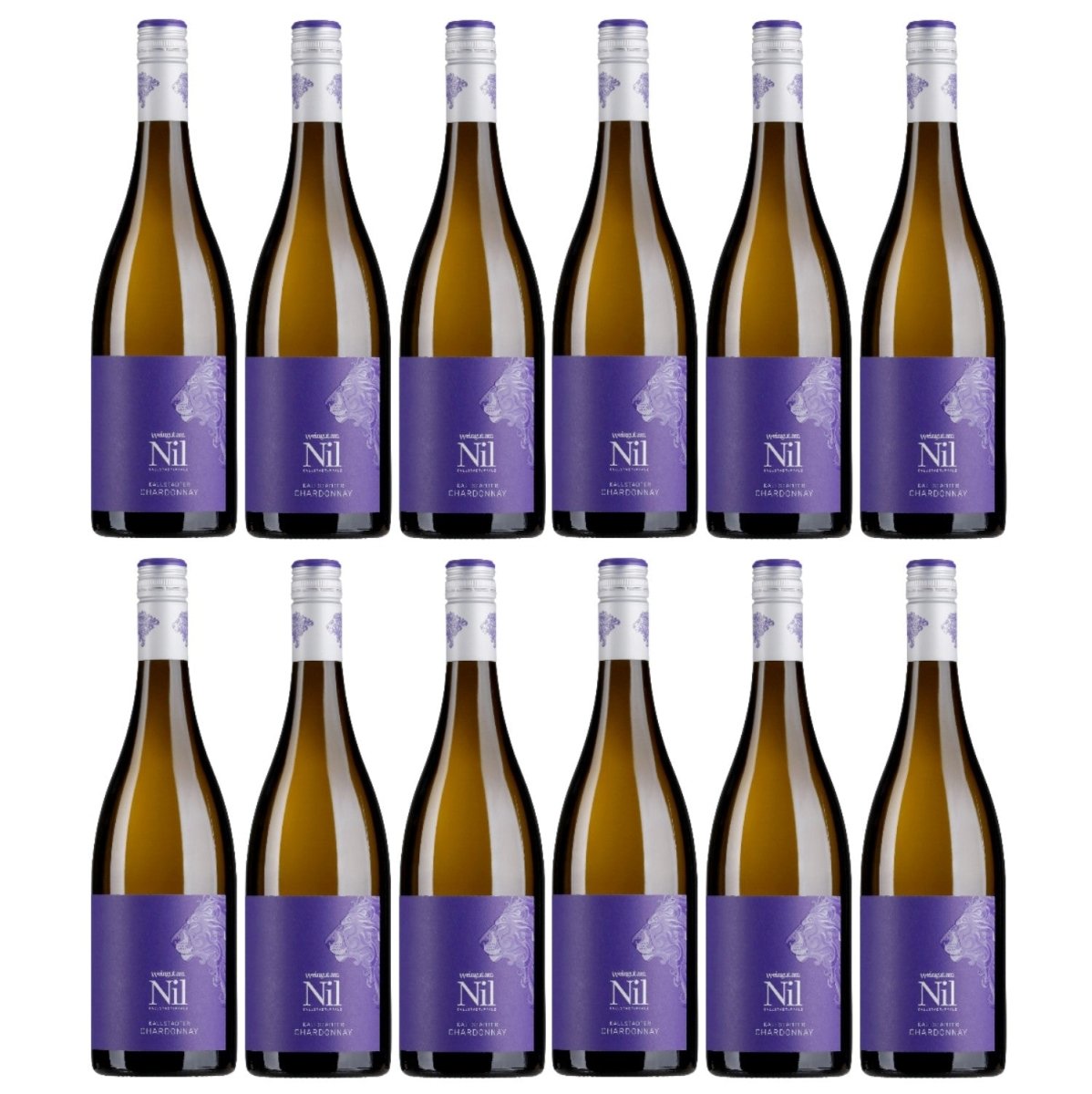 Weingut am Nil, Kallstadter Chardonnay trocken, Deutscher Qualitätswein g.U. Pfalz Weißwein Wein Deutschland (12 x 0,75 l) - Versanel - 