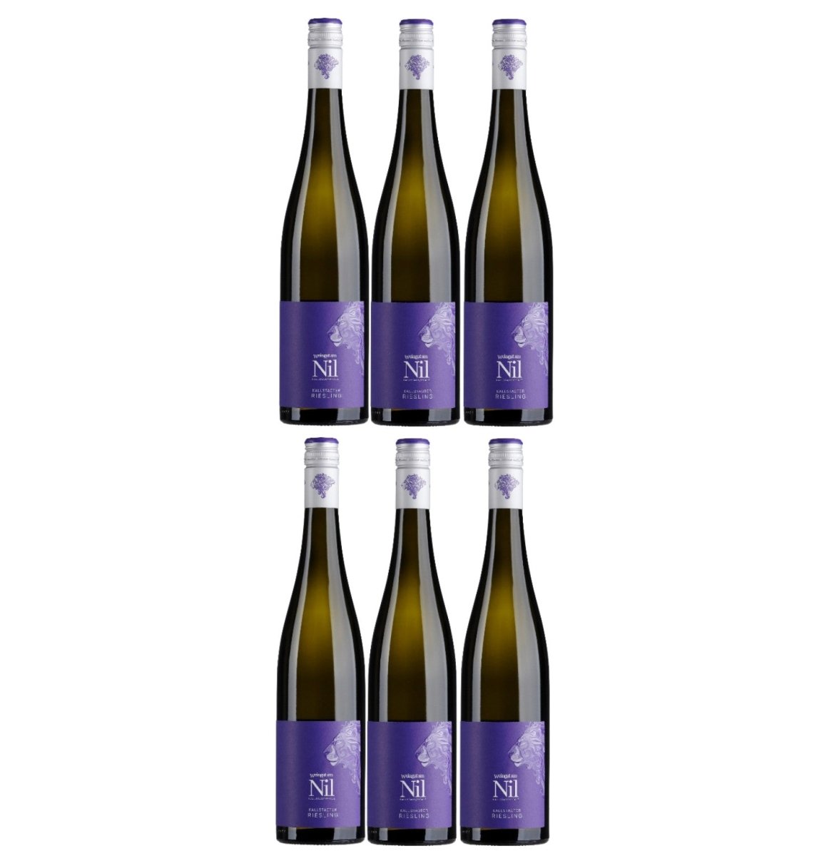 Weingut am Nil, Kallstadter Riesling trocken, Deutscher Qualitätswein g.U. Pfalz Weißwein Wein Deutschland (6 x 0,75 l) - Versanel - 