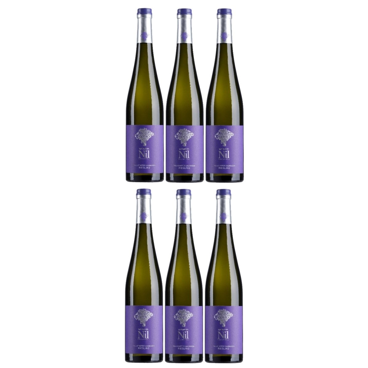 Weingut am Nil, Kallstadter Saumagen Riesling trocken, Deutscher Qualitätswein g.U. Pfalz Weißwein Wein Deutschland (6 x 0,75 l) - Versanel - 