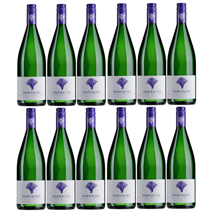 Weingut am Nil, Nil Riesling Liter trocken, Deutscher Qualitätswein g.U. Pfalz Weißwein Wein Deutschland (12 x 1,0 l) - Versanel - 
