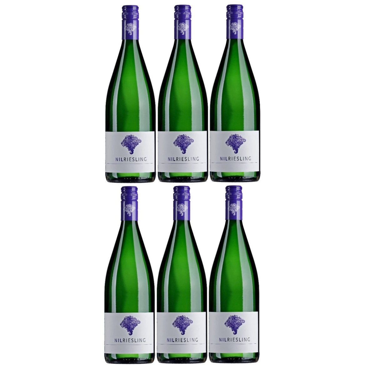 Weingut am Nil, Nil Riesling Liter trocken, Deutscher Qualitätswein g.U. Pfalz Weißwein Wein Deutschland (6 x 1,0 l) - Versanel - 