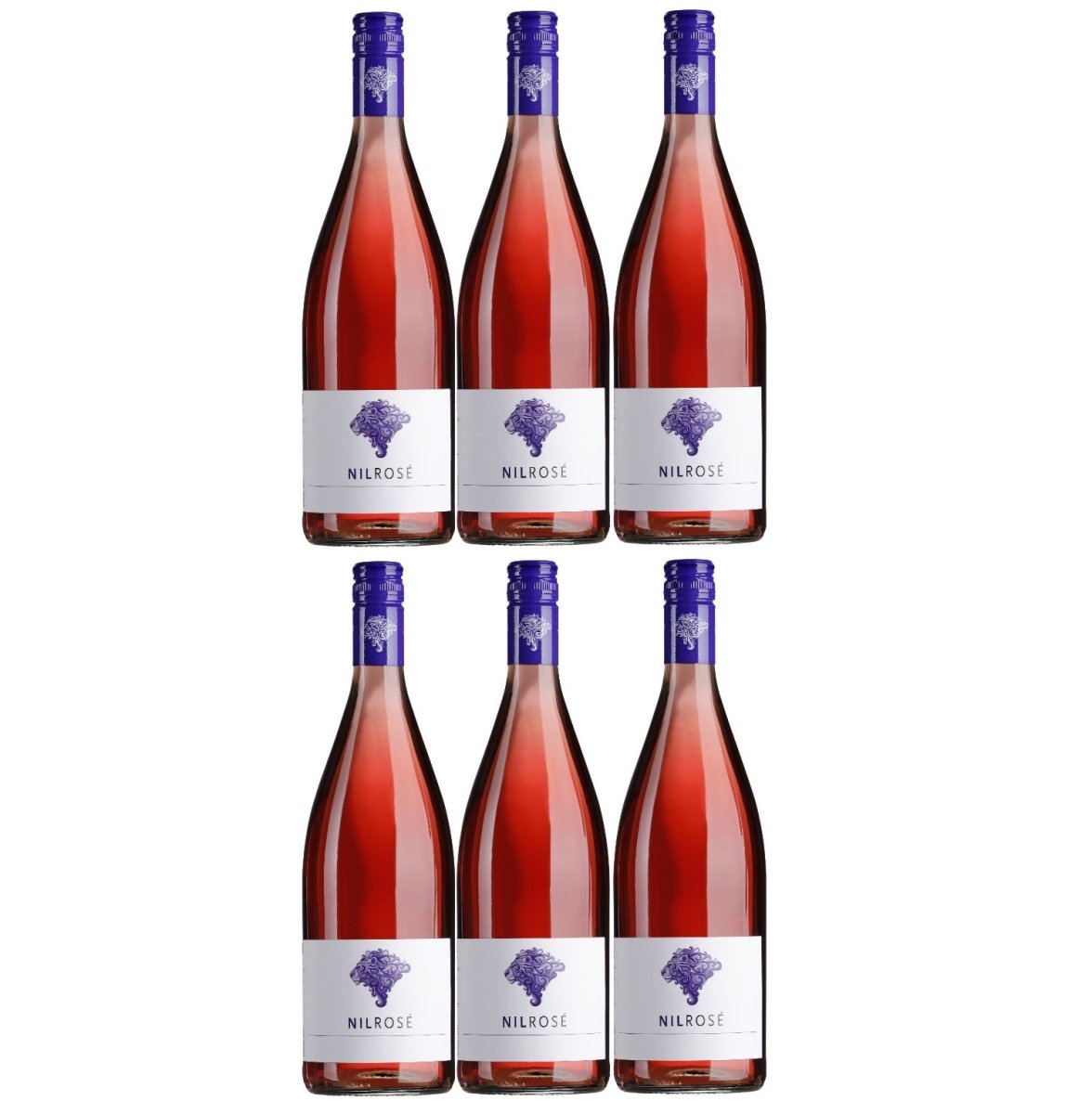 Weingut am Nil, Nil Rosé Liter feinherb, Deutscher Qualitätswein g.U. Pfalz Roséwein Wein Deutschland (6 x 1,0 l) - Versanel - 