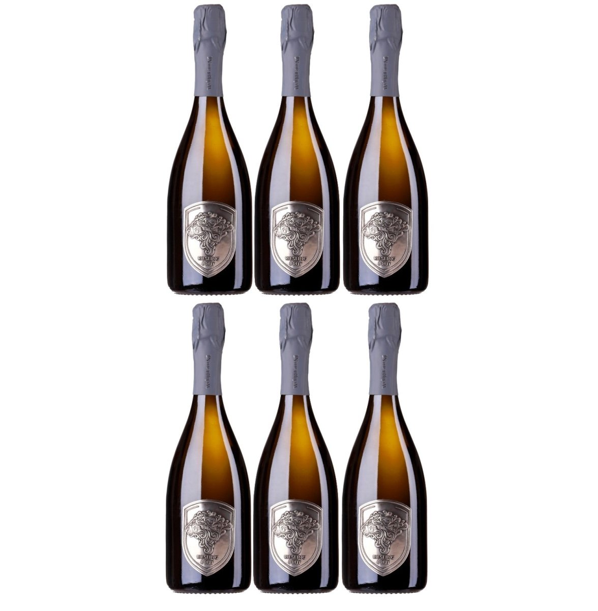 Weingut am Nil, Riesling Sekt brut, Deutscher Sekt b.A. Pfalz Schaumwein Wein Deutschland (6 x 0,75 l) - Versanel - 