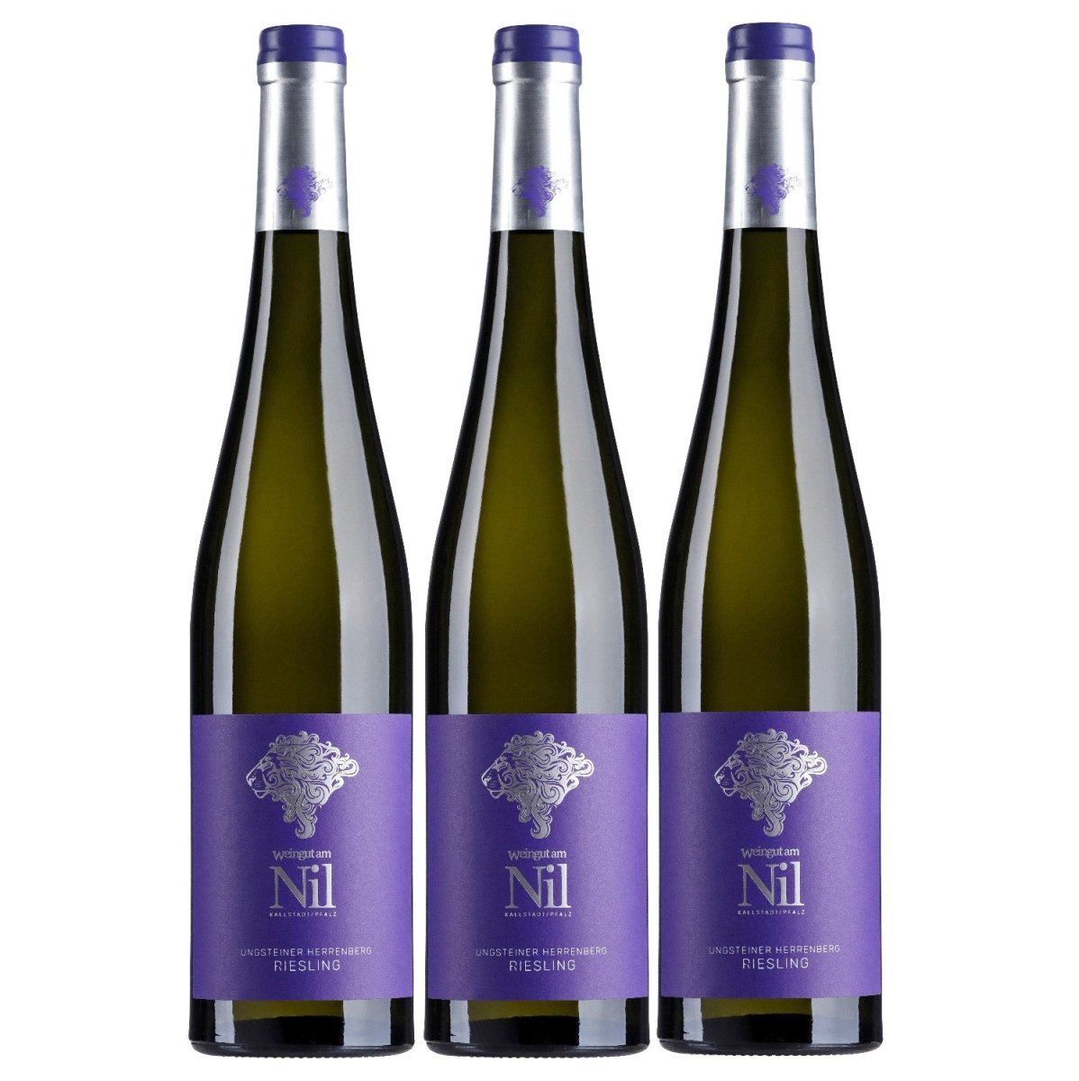 Weingut am Nil, Ungsteiner Herrenberg Riesling trocken, Deutscher Qualitätswein g.U. Pfalz Weißwein Wein Deutschland (3 x 0,75 l) - Versanel - 