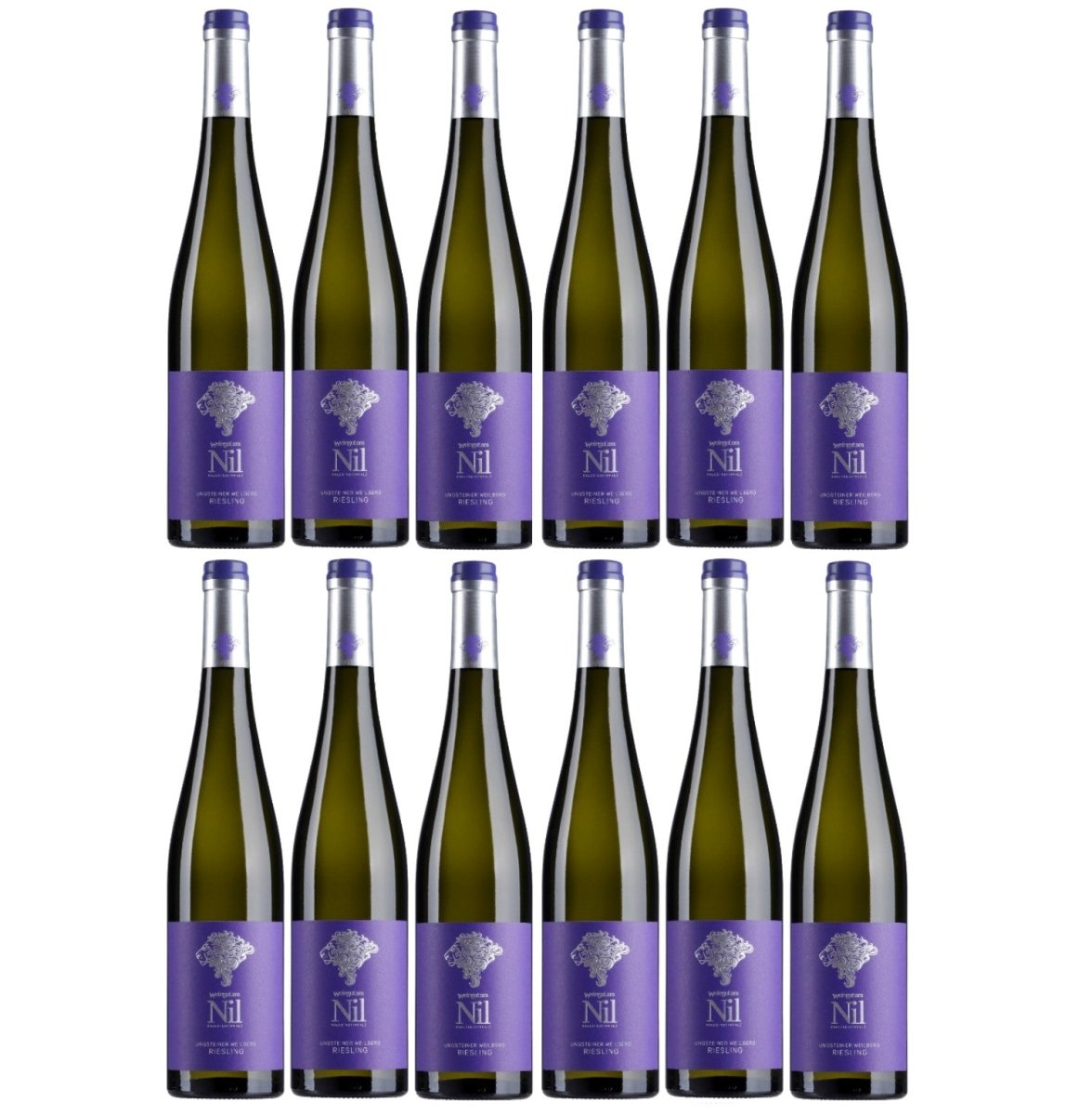 Weingut am Nil, Ungsteiner Weilberg Riesling trocken, Deutscher Qualitätswein g.U. Pfalz Weißwein Wein Deutschland (12 x 0,75 l) - Versanel - 