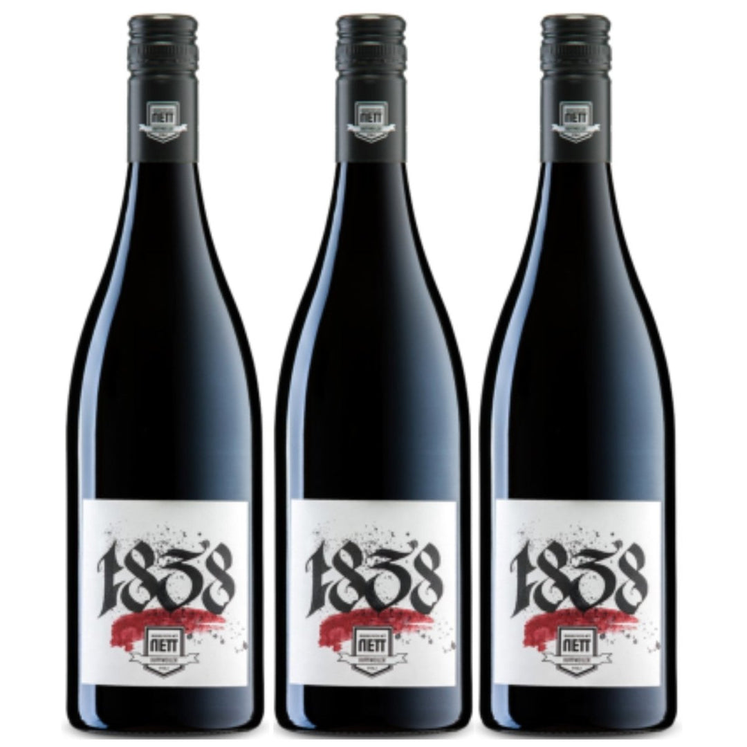 Weingut Bergdolt - Reif & Nett 1838 Rotweincuvée Rotwein Dornfelder Lagrein Merlot Shiraz trocken rot Deutschland (3 x 0,75l) - Versanel - 
