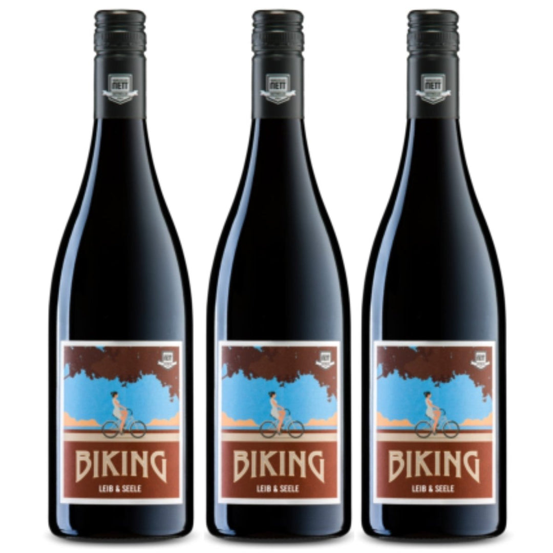 Weingut Bergdolt - Reif & Nett Biking Rotweincuvée Rotwein Cabernet Sauvignon Dornfelder Lagrein Merlot trocken rot Deutschland (3 x 0,75l) - Versanel - 