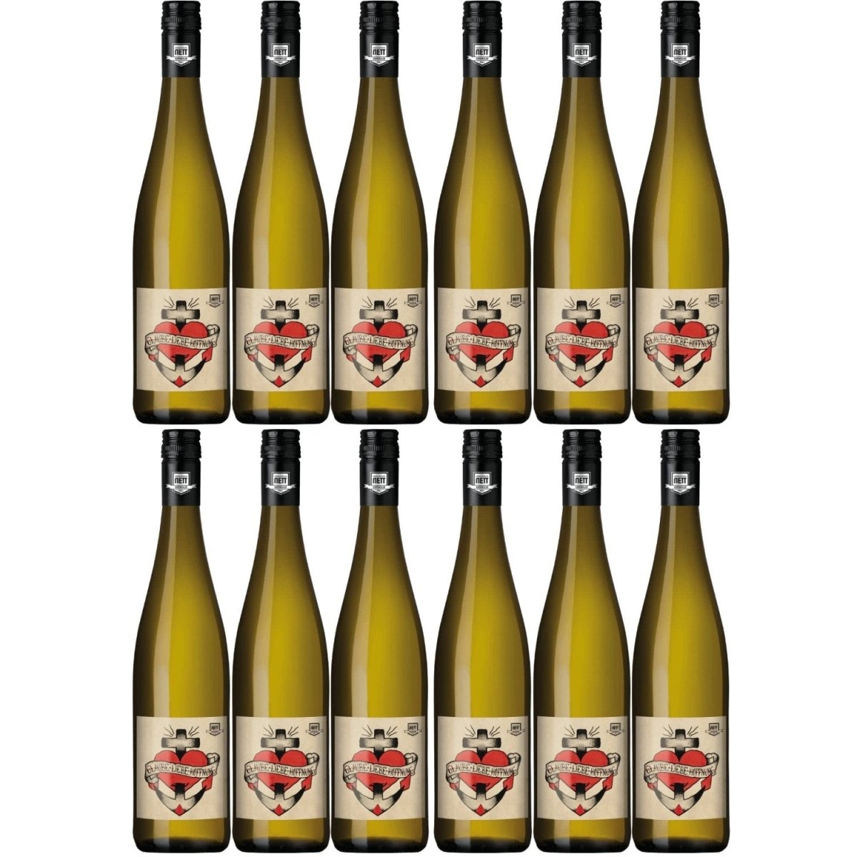 Weingut Bergdolt - Reif & Nett Glaube - Liebe - Hoffnung Riesling trocken weiß Deutschland (12 x 0,75l) - Versanel - 