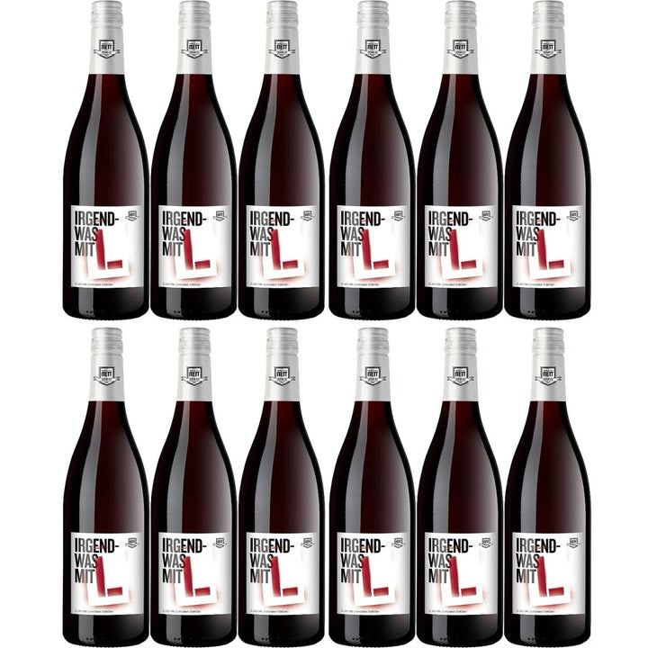 Weingut Bergdolt - Reif & Nett Irgendwas mit L Rotwein Cuvée Rot Müller - Thurgau Kerner Gewürztraminer Bacchus restsüß rot Deutschland (12 x 0,75l) - Versanel - 