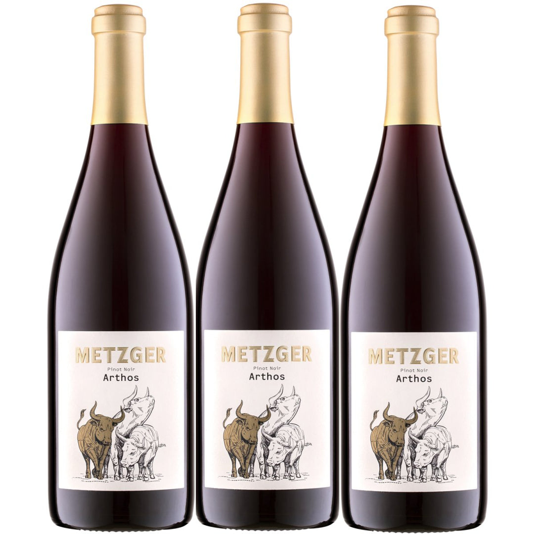 Weingut Uli Metzger "Arthos" Pinot Noir trocken Rot Deutschland (3 x 0,75l) - Versanel - 