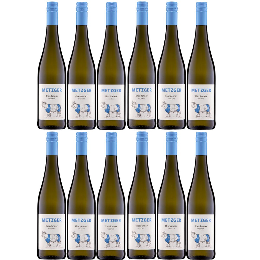 Weingut Uli Metzger Chardonney trocken Weiß Deutschland (12 x 0,75l) - Versanel - 