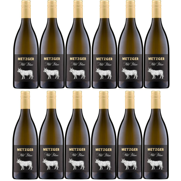 Weingut Uli Metzger Filet blanc trocken Chardonnay Weißburgunder Schaumwein weiß Deutschland (12 x 0,75l) - Versanel - 