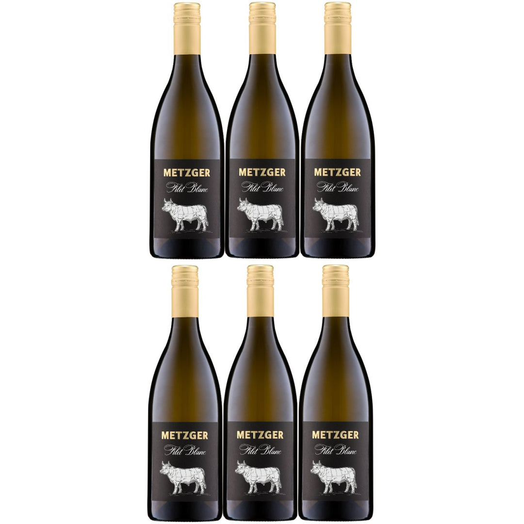 Weingut Uli Metzger Filet blanc trocken Chardonnay Weißburgunder Schaumwein weiß Deutschland (6 x 0,75l) - Versanel - 