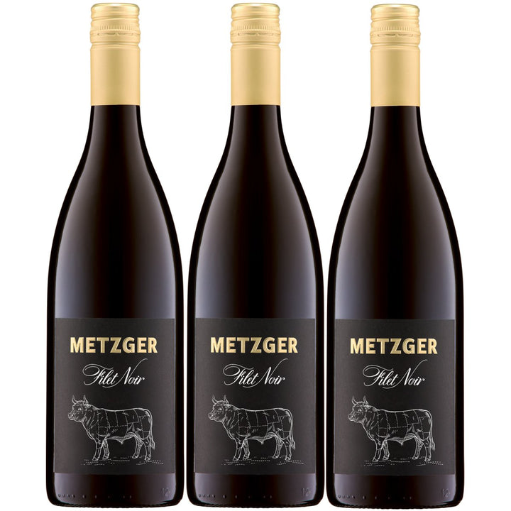 Weingut Uli Metzger Filet Noir trocken Rot Deutschland (3x0,75l) - Versanel - 