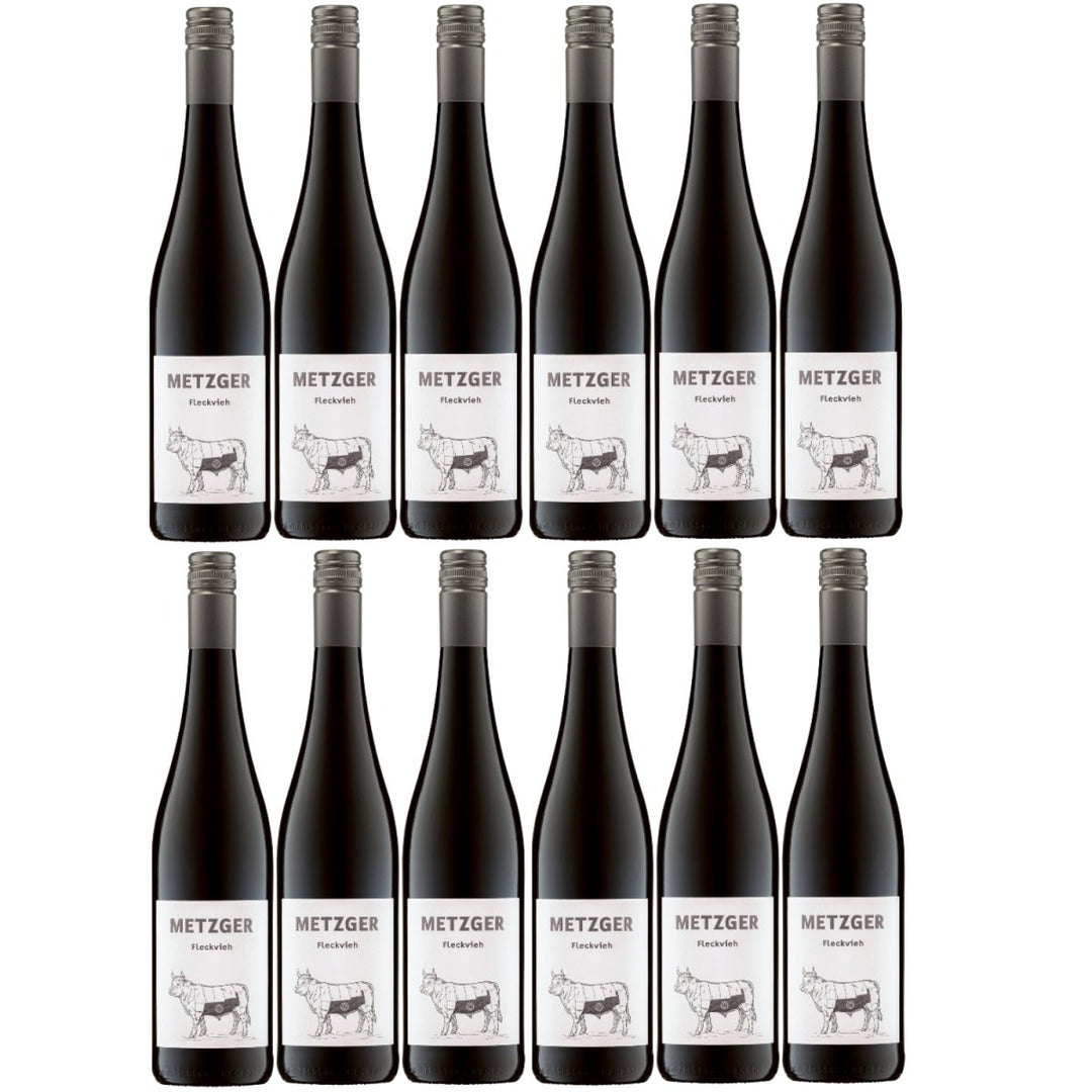 Weingut Uli Metzger Fleckvieh mild Rot Deutschland (12 x 0,75l) - Versanel - 
