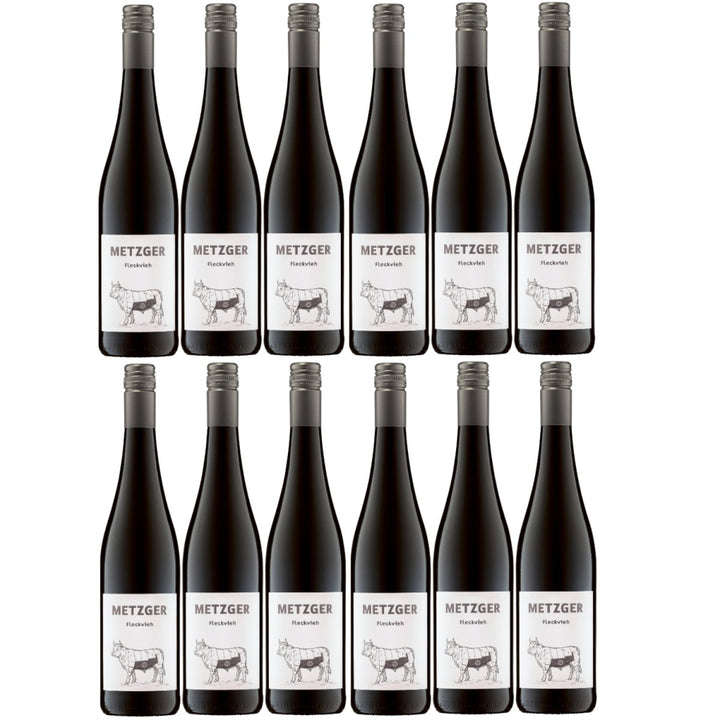 Weingut Uli Metzger Fleckvieh mild Rot Deutschland (12 x 0,75l) - Versanel - 
