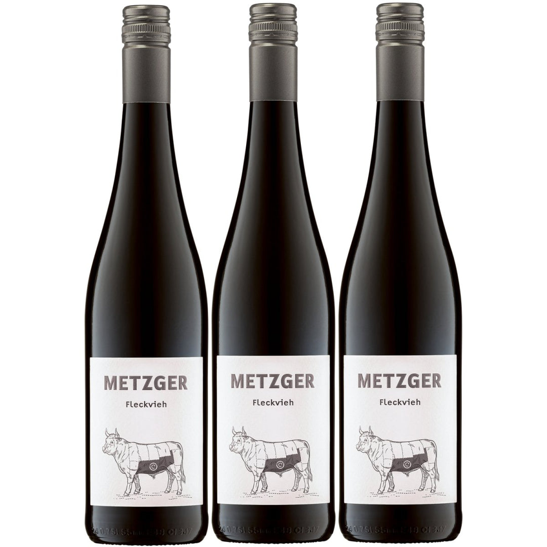 Weingut Uli Metzger Fleckvieh mild Rot Deutschland (3 x 0,75l) - Versanel - 