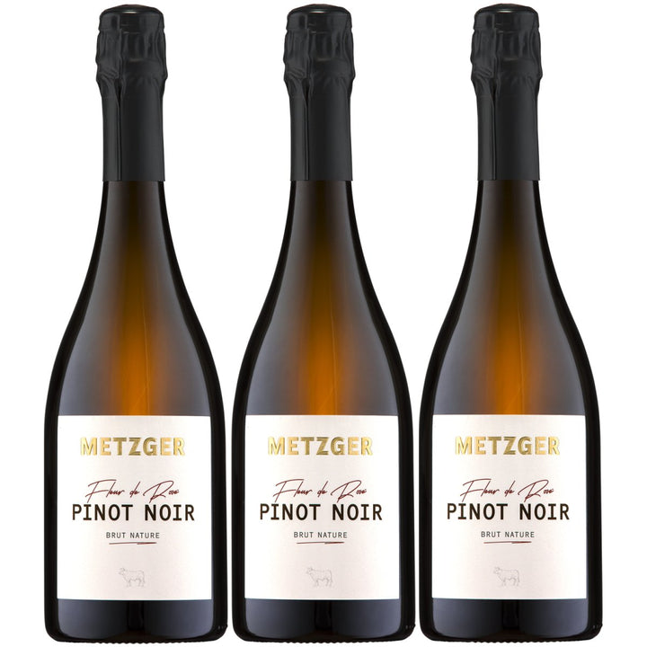 Weingut Uli Metzger Fleur de Rosé Pinot Noir Sekt brut nature Deutschland (3 x 0,75l) - Versanel - 
