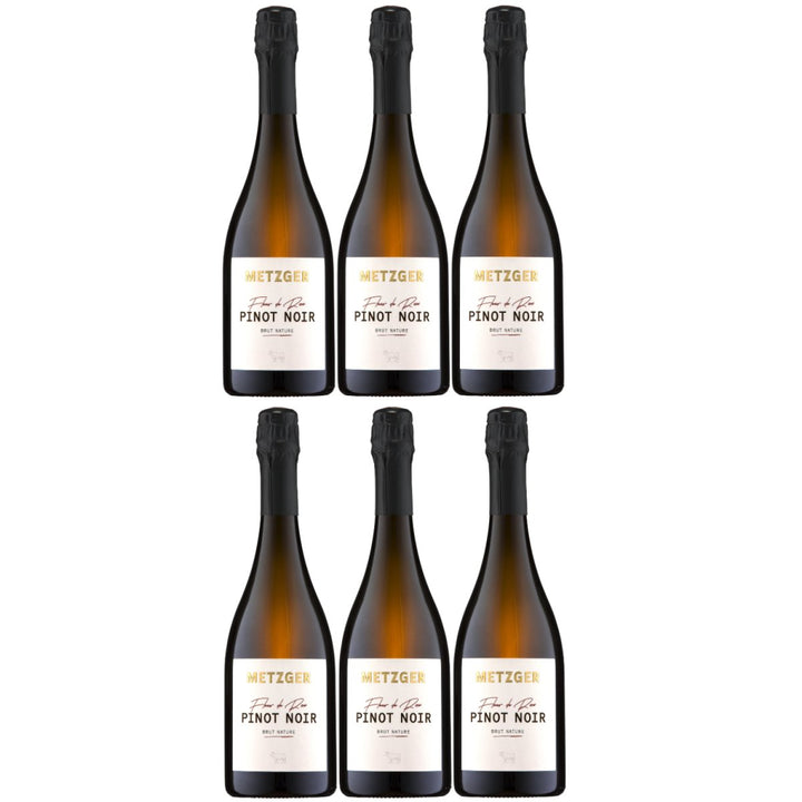 Weingut Uli Metzger Fleur de Rosé Pinot Noir Sekt brut nature Deutschland (6 x 0,75l) - Versanel - 