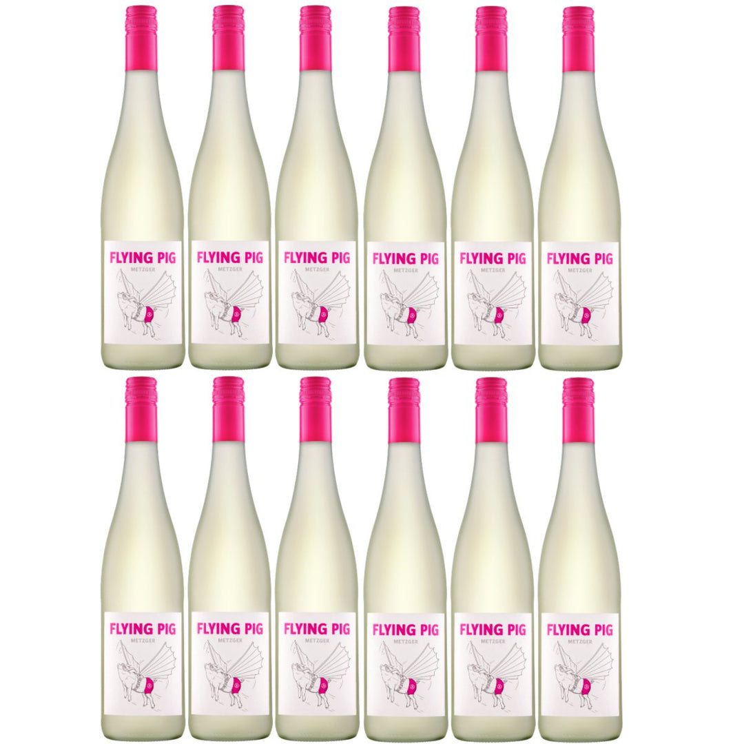 Weingut Uli Metzger Flying Pig Weiß Perlwein Deutschland (12 x 0,75l) - Versanel - 