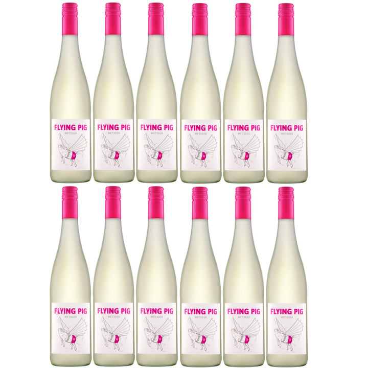 Weingut Uli Metzger Flying Pig Weiß Perlwein Deutschland (12 x 0,75l) - Versanel - 