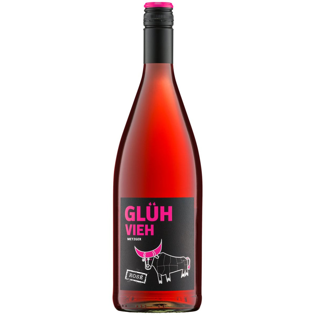 Weingut Uli Metzger Glühvieh Rosé Glühwein Rosé süß Deutschland (12 x 1l) - Versanel - 