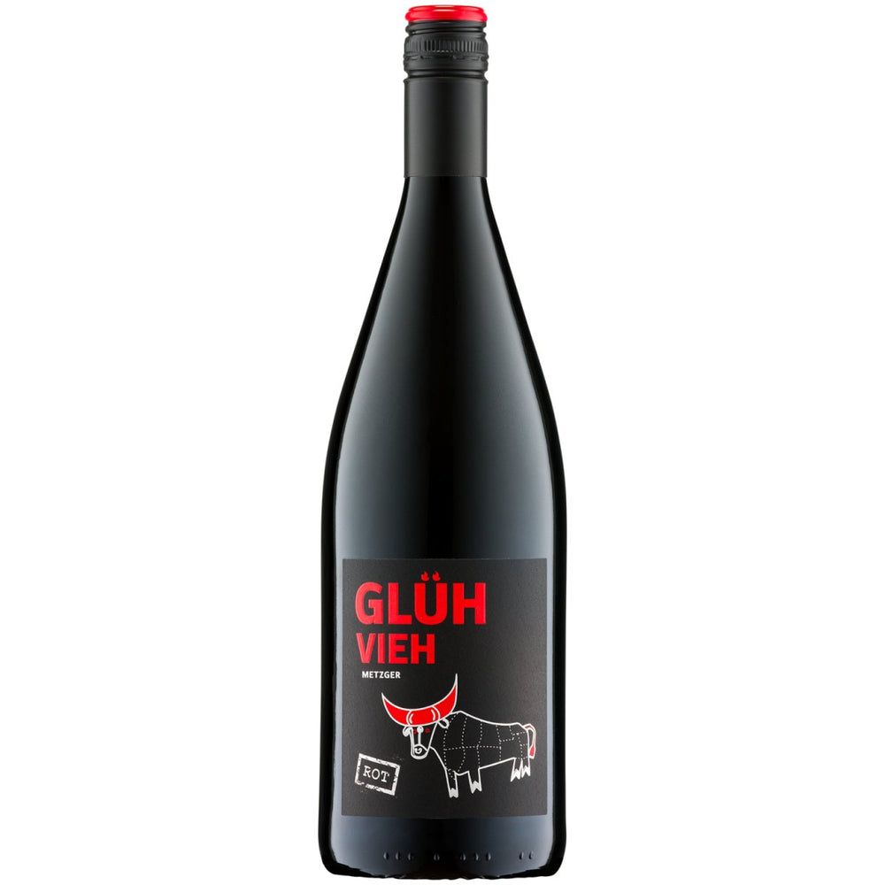 Weingut Uli Metzger Glühvieh Rot Glühwein Rot süß Deutschland (12 x 1l) - Versanel - 