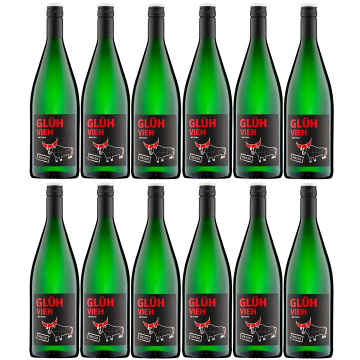 Weingut Uli Metzger Glühvieh Weiß Glühwein Weiß süß Deutschland (12 x 1l) - Versanel - 