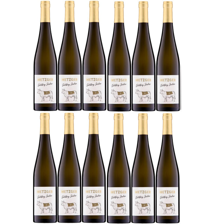 Weingut Uli Metzger Goldberg Auslese trocken Schaumwein weiß Deutschland (12 x 0,75l) - Versanel - 