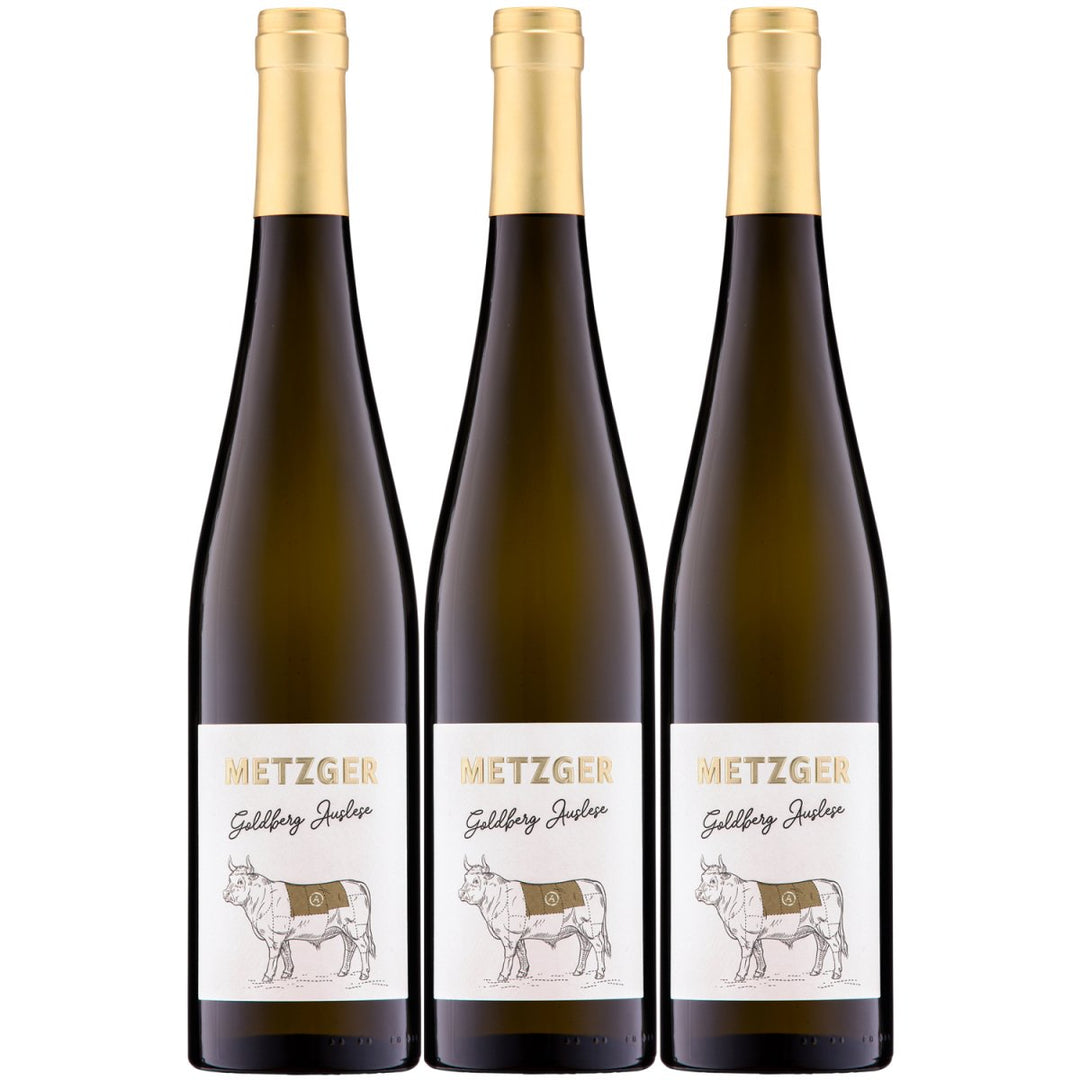 Weingut Uli Metzger Goldberg Auslese trocken Schaumwein weiß Deutschland (3 x 0,75l) - Versanel - 
