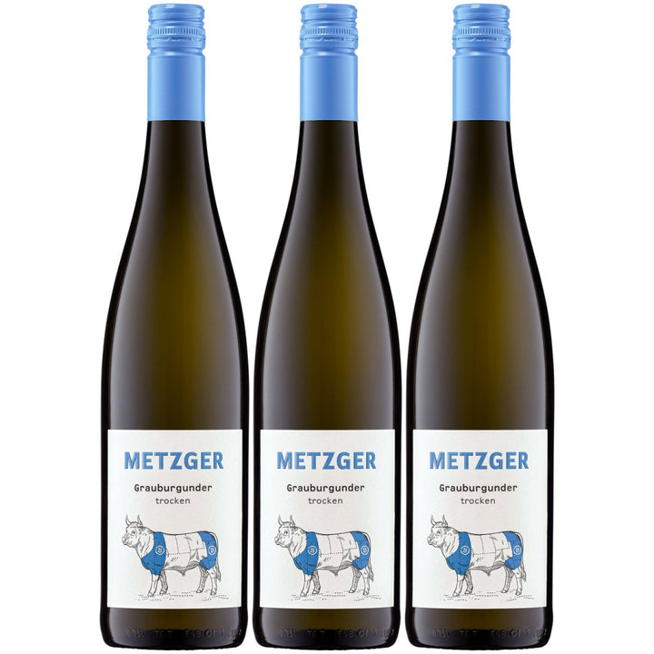 Weingut Uli Metzger Grauburgunder trocken Weiß Deutschland (3 x 0,75l) - Versanel - 