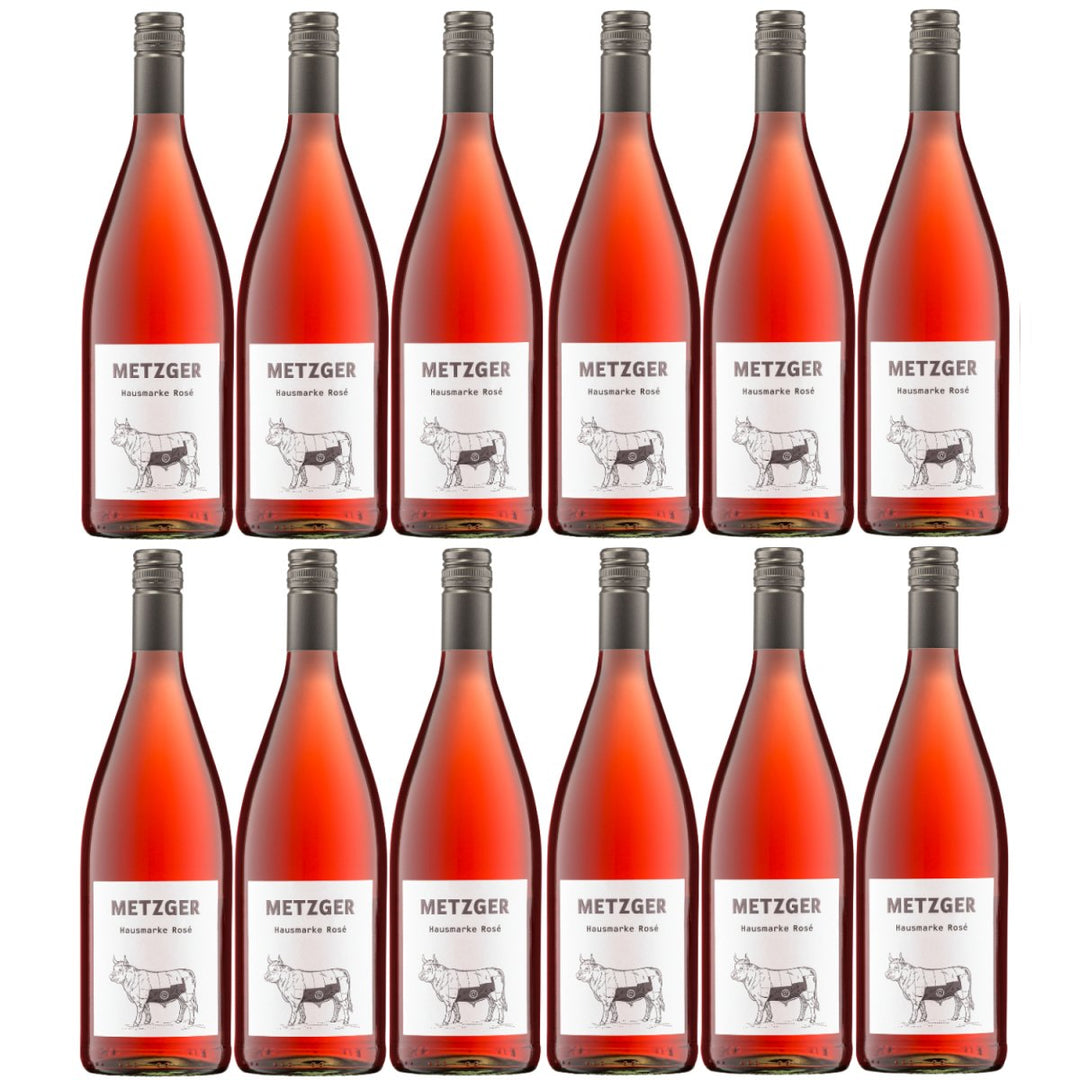 Weingut Uli Metzger Hausmarke Rosé mild Rosé Deutschland (12 x 1l) - Versanel - 