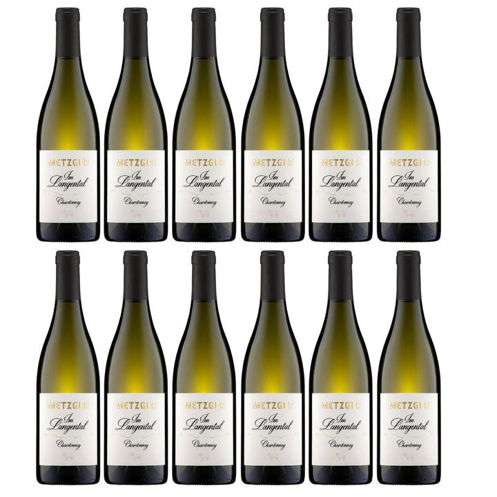 Weingut Uli Metzger Im Langental trocken Chardonnay Weisswein weiß Deutschland (12 x 0,75l) - Versanel - 