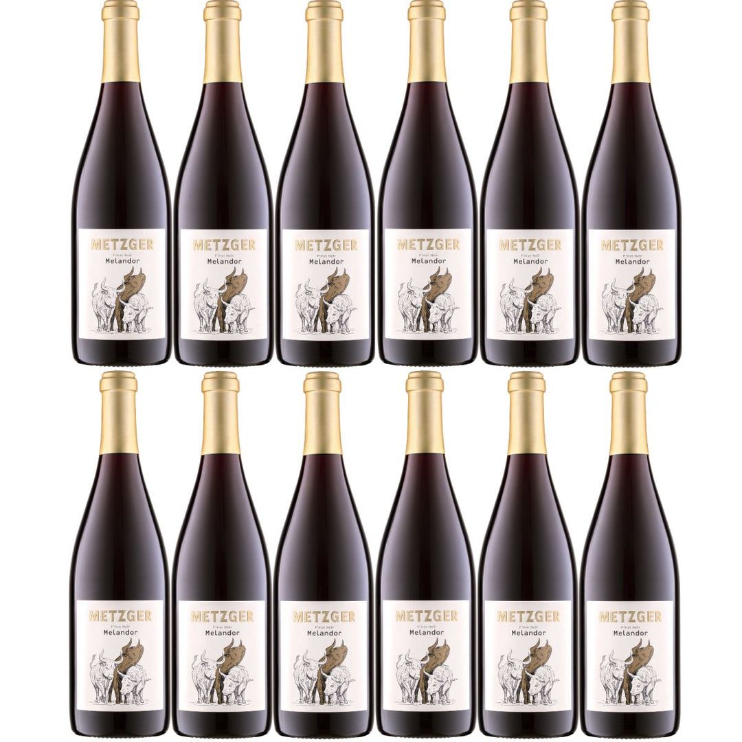 Weingut Uli Metzger "Melandor" Pinot Noir trocken Rot Deutschland (12 x 0,75l) - Versanel - 