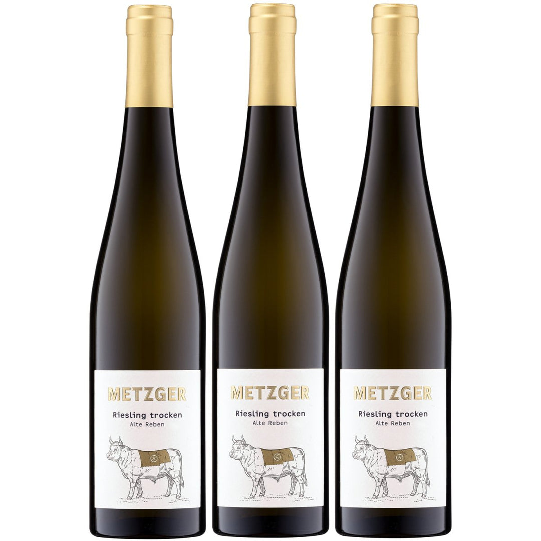 Weingut Uli Metzger Riesling Alte Reben trocken Schaumwein weiß Deutschland (3 x 0,75l) - Versanel - 