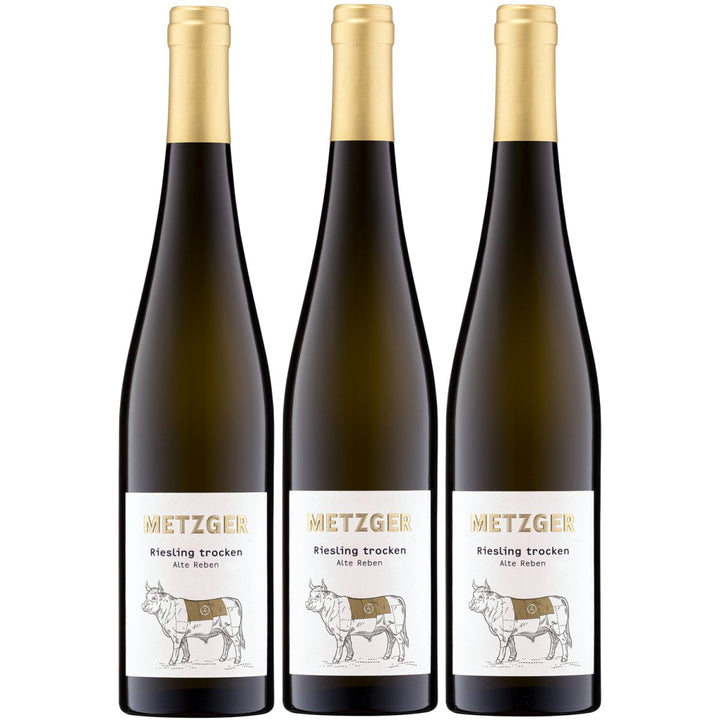 Weingut Uli Metzger Riesling Alte Reben trocken Schaumwein weiß Deutschland (3 x 0,75l) - Versanel - 
