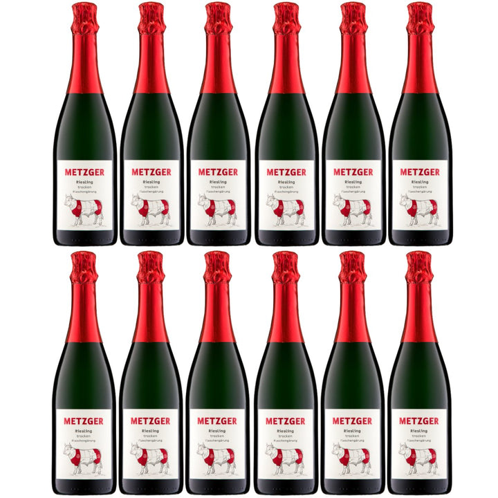 Weingut Uli Metzger Riesling Sekt trocken Deutschland (12 x 0,75l) - Versanel - 