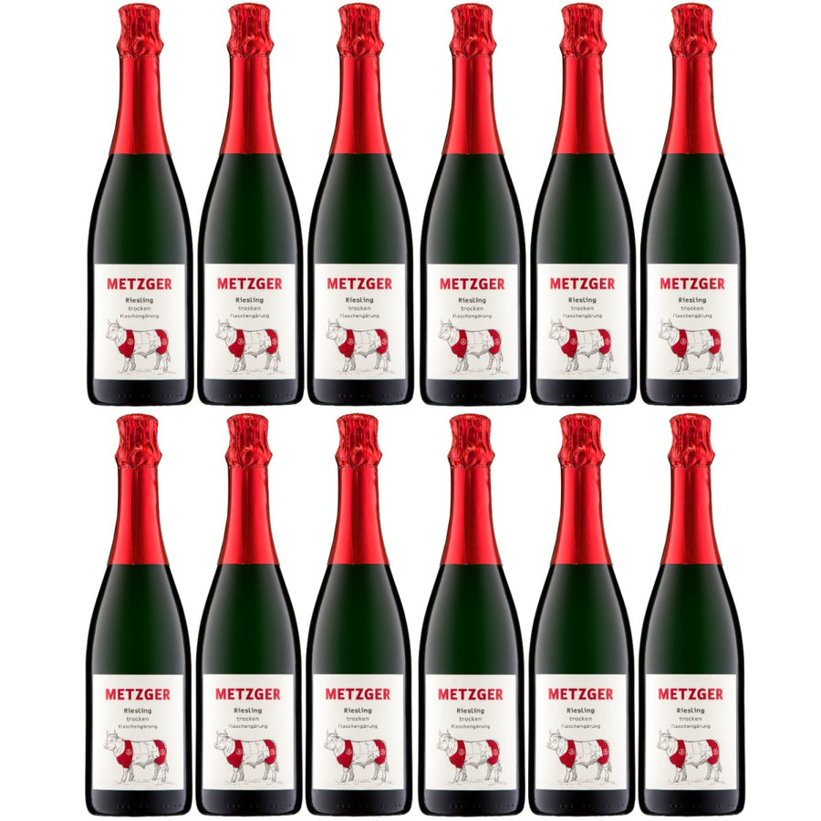 Weingut Uli Metzger Riesling Sekt trocken Deutschland (12 x 0,75l) - Versanel - 