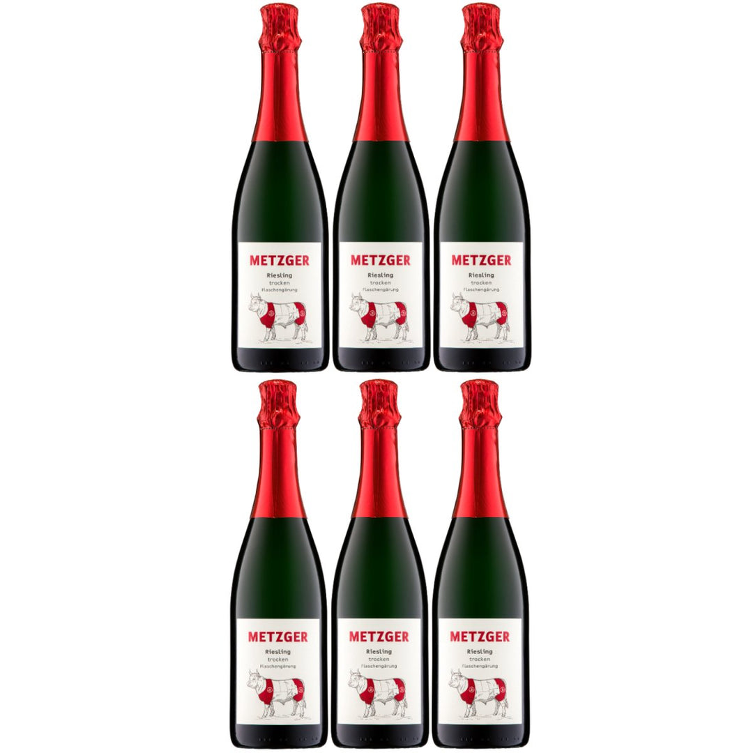 Weingut Uli Metzger Riesling Sekt trocken Deutschland (6 x 0,75l) - Versanel - 