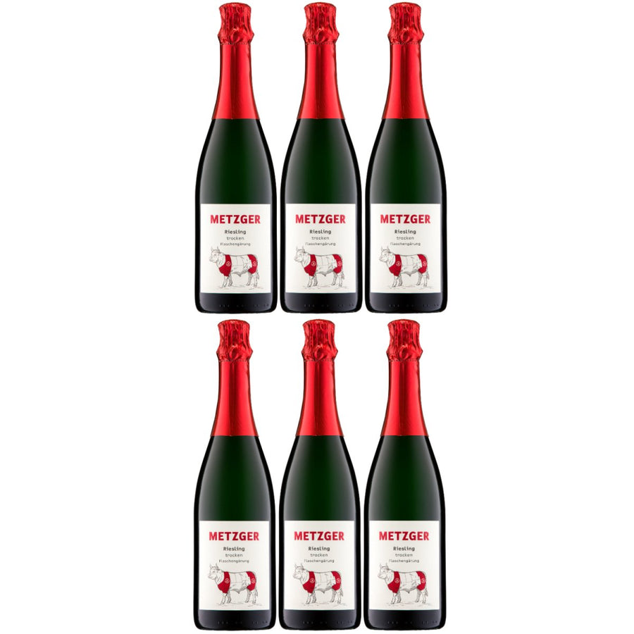 Weingut Uli Metzger Riesling Sekt trocken Deutschland (6 x 0,75l) - Versanel - 