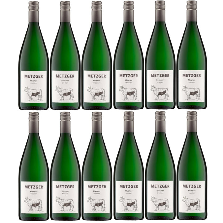 Weingut Uli Metzger Rivaner trocken Weiß Deutschland (12 x 1l) - Versanel - 