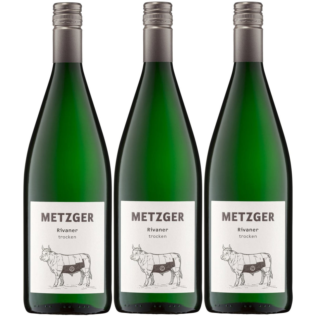 Weingut Uli Metzger Rivaner trocken Weiß Deutschland (3 x 1l) - Versanel - 