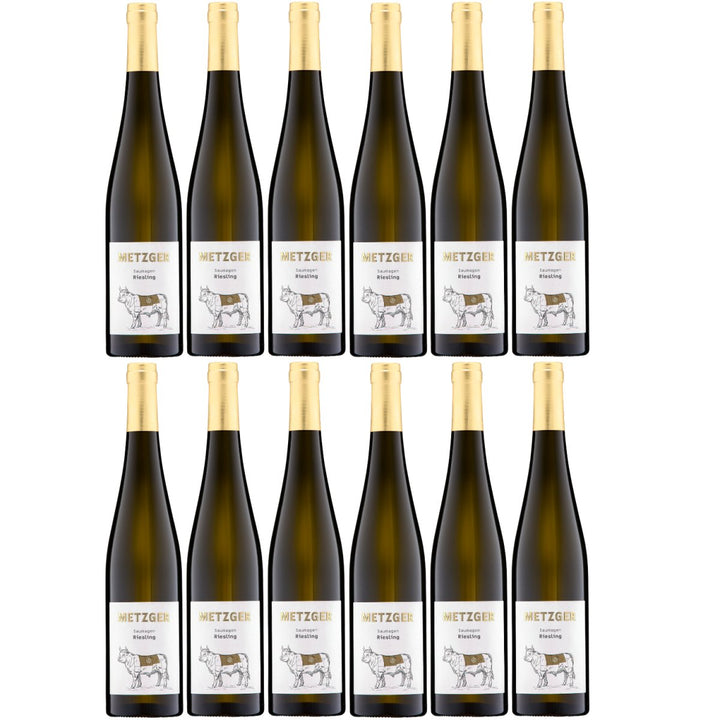 Weingut Uli Metzger Saumagen Riesling trocken Schaumwein weiß Deutschland (12 x 0,75l) - Versanel - 