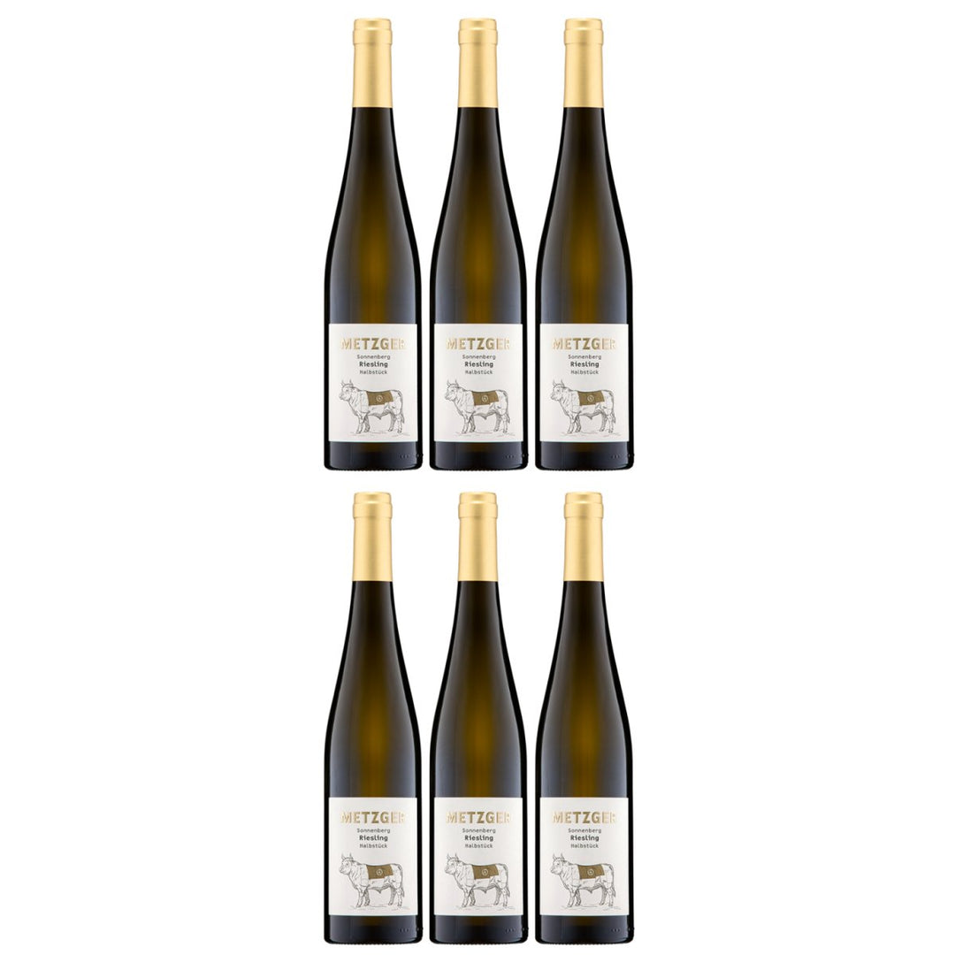 Weingut Uli Metzger Sonnenberg Riesling Halbstück trocken Schaumwein weiß Deutschland (6 x 0,75l) - Versanel - 