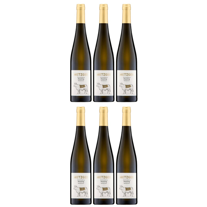 Weingut Uli Metzger Sonnenberg Riesling Halbstück trocken Schaumwein weiß Deutschland (6 x 0,75l) - Versanel - 