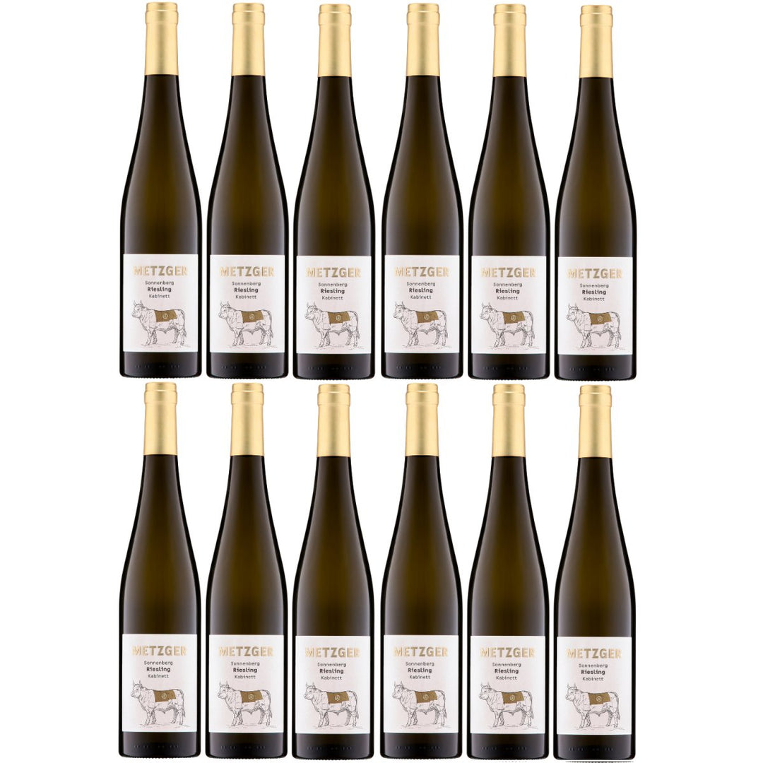Weingut Uli Metzger Sonnenberg Riesling Kabinett trocken Schaumwein weiß Deutschland (12 x 0,75l) - Versanel - 
