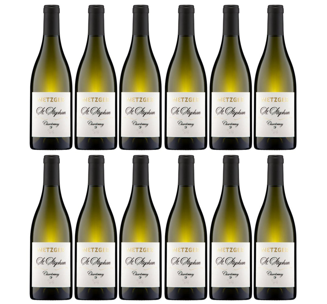 Weingut Uli Metzger St.Stephan trocken Chardonnay Schaumwein weiß Deutschland (12 x 0,75l) - Versanel - 